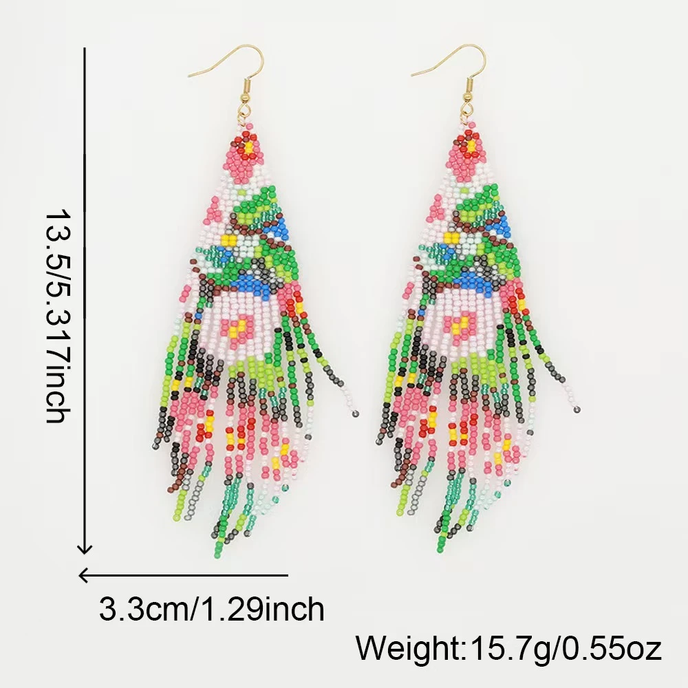 Bohemian fringe handmade women earring Bohemian fringe handmade women earring
